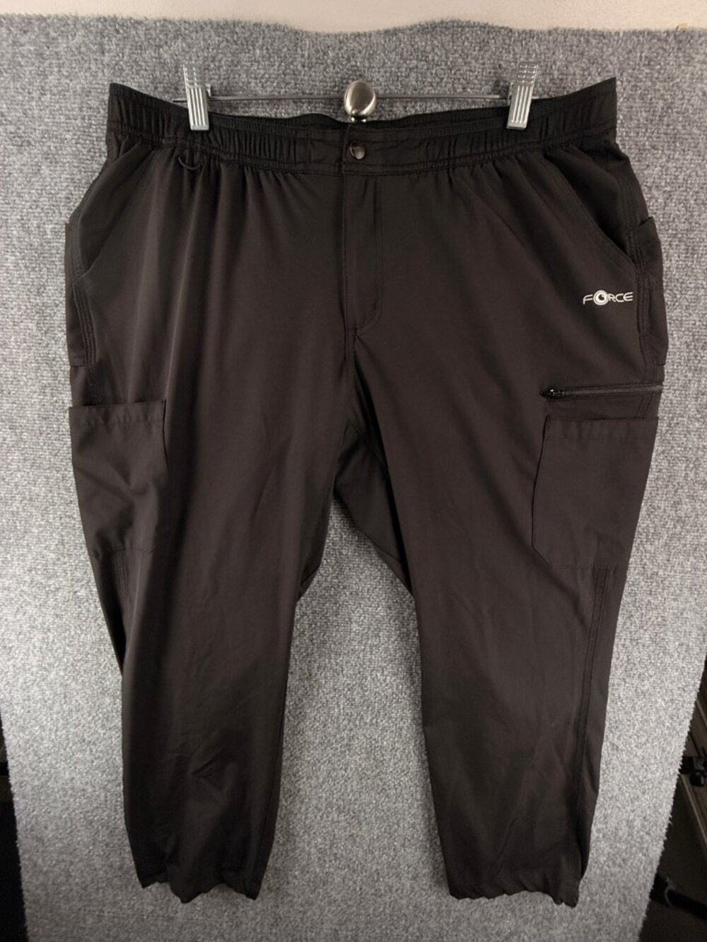 Carhartt Force Jogger Sweatpants Black Performance Pockets Short XL ACTL 36X27